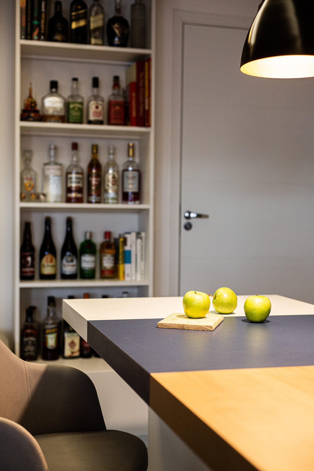 Detalhe da mesa de jantar