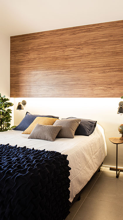 Visão lateral do quarto