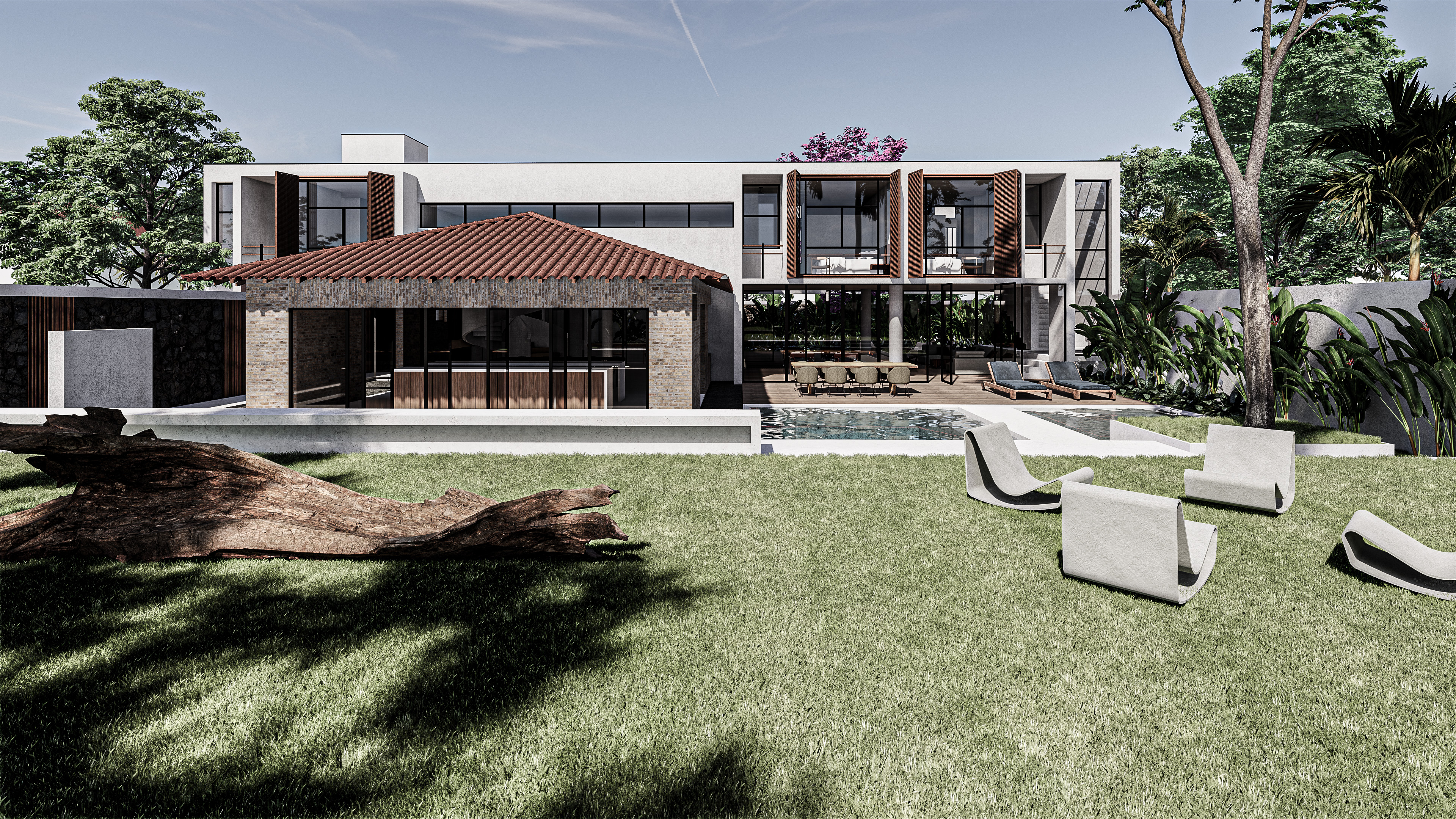 Detalhe da placa do escritório rainaldi